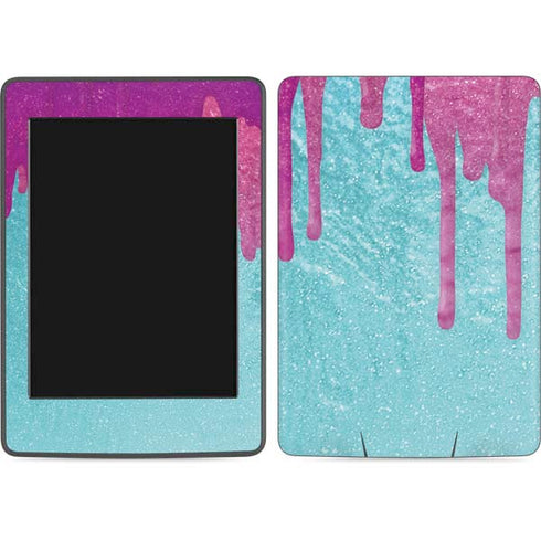 Paint Splatter Purple Amazon Kindle Skin