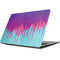 Paint Splatter Purple Apple MacBook Skin