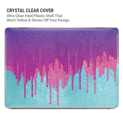 Paint Splatter Purple MacBook Air 15in (2023-2025) Case plus Skin