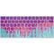 Paint Splatter Purple Magic Keyboard Skin