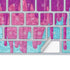 Paint Splatter Purple Magic Keyboard Skin