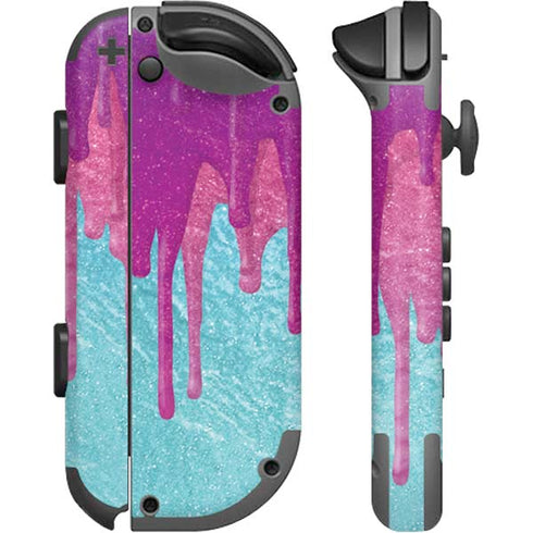 Paint Splatter Purple Nintendo Joy-Con (L/R) Controller Skin
