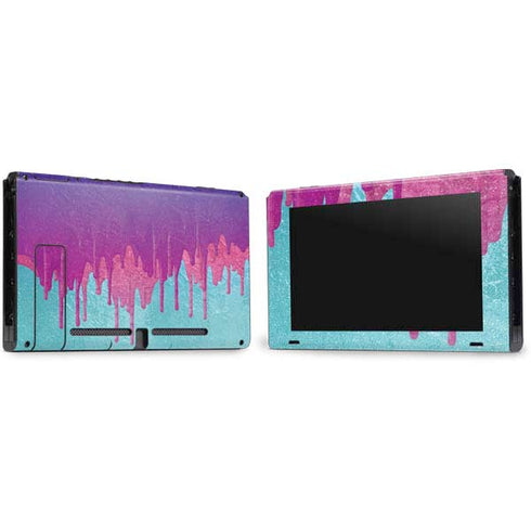 Paint Splatter Purple Nintendo Switch Bundle Skin