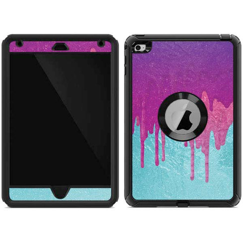 Paint Splatter Purple Otterbox Defender iPad Skin