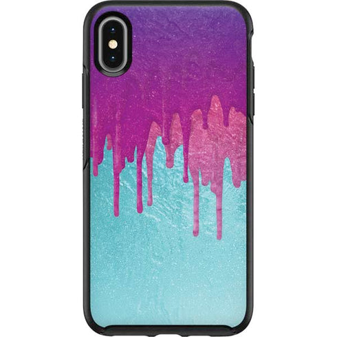 Paint Splatter Purple Otterbox Symmetry iPhone Skin