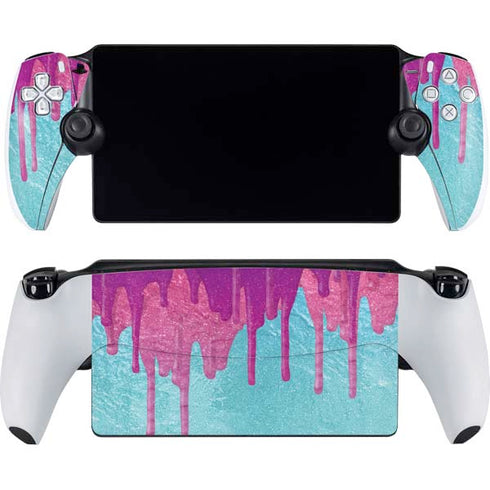 Paint Splatter Purple PlayStation Portal Remote Player Skin