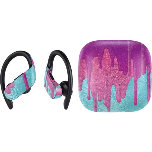 Paint Splatter Purple PowerBeats Pro Skin