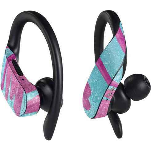 Paint Splatter Purple PowerBeats Pro Skin