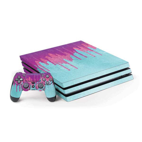 Paint Splatter Purple PS4 Pro Bundle Skin