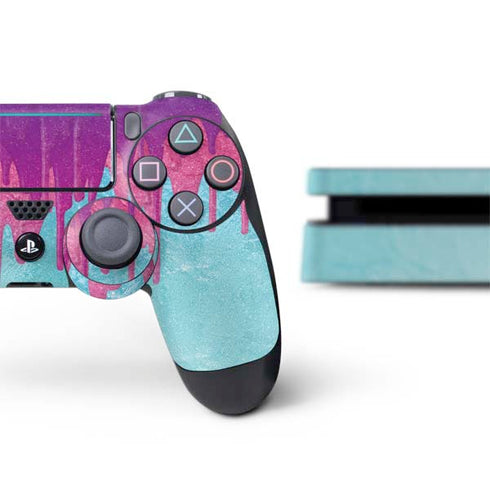 Paint Splatter Purple PS4 Slim Bundle Skin