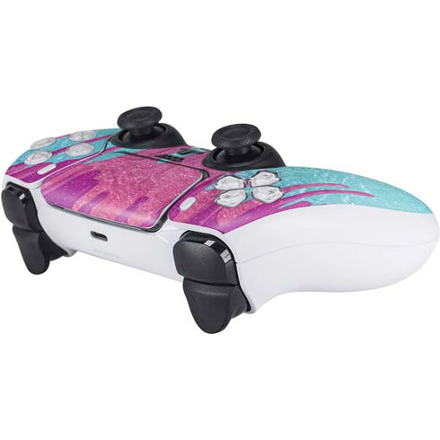 Paint Splatter Purple PS5 Controller Skin
