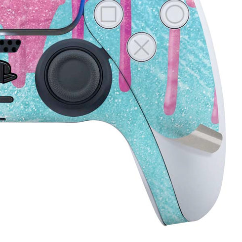 Paint Splatter Purple PS5 Controller Skin