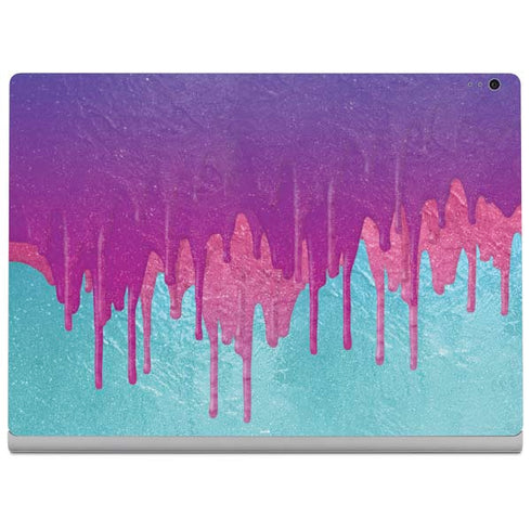Paint Splatter Purple Surface Book 2 15in Skin