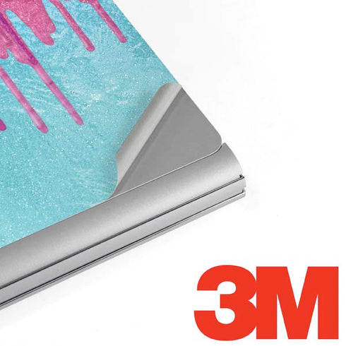 Paint Splatter Purple Surface Book 2 15in Skin