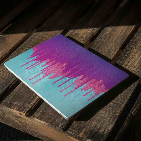 Paint Splatter Purple Surface Laptop 2 Skin