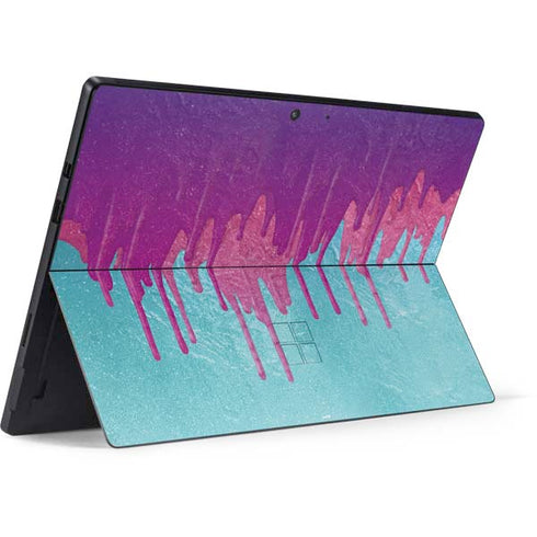 Paint Splatter Purple Surface Pro 7 Skin