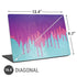 Paint Splatter Purple Universal Laptop 16.6in (13.4 x 9.7in) Skin