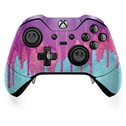 Paint Splatter Purple Xbox One Elite Controller Skin