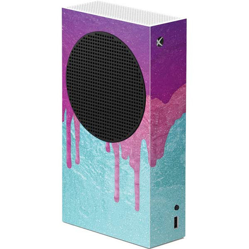 Paint Splatter Purple Xbox Series S Console Skin
