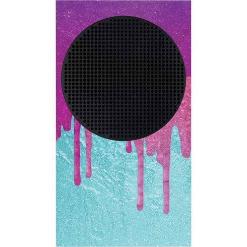 Paint Splatter Purple Xbox Series S Console Skin