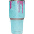 Paint Splatter Purple Yeti 30oz Rambler Tumbler Skin
