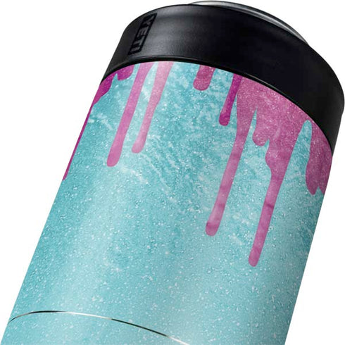 Paint Splatter Purple Yeti Colster Can Insulator Skin