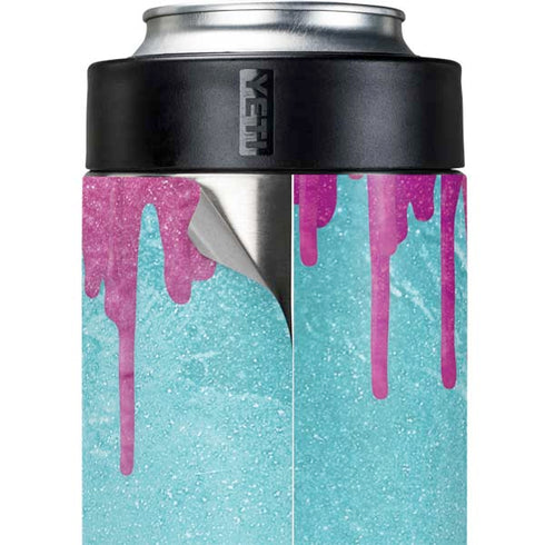 Paint Splatter Purple Yeti Colster Can Insulator Skin