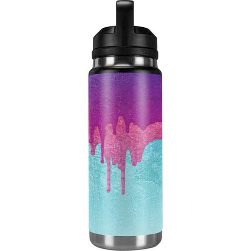 Paint Splatter Purple YETI Rambler 26oz Bottle Skin