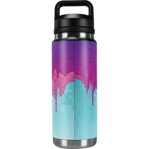 Paint Splatter Purple YETI Rambler 26oz Bottle Skin