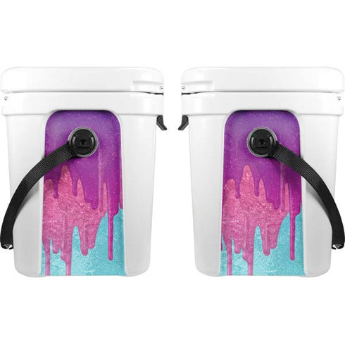 Paint Splatter Purple YETI Roadie 24 Hard Cooler Skin