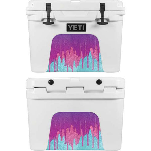 Paint Splatter Purple YETI Tundra 35 Hard Cooler Skin