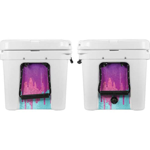 Paint Splatter Purple YETI Tundra 35 Hard Cooler Skin