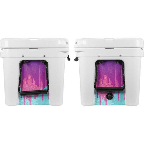 Paint Splatter Purple YETI Tundra 45 Hard Cooler Skin