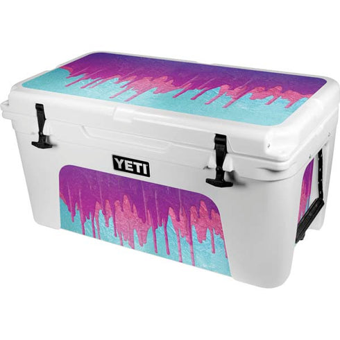 Paint Splatter Purple YETI Tundra 65 Hard Cooler Skin