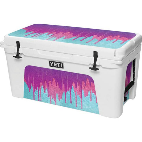 Paint Splatter Purple YETI Tundra 75 Hard Cooler Skin