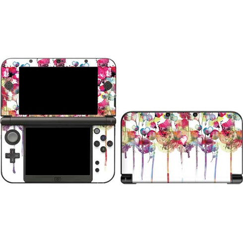 Painted Flowers 3DS XL 2015 Skin