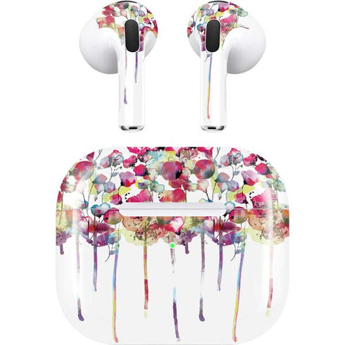 Painted Flowers Apple AirPods (3rd Gen 2021) Skin