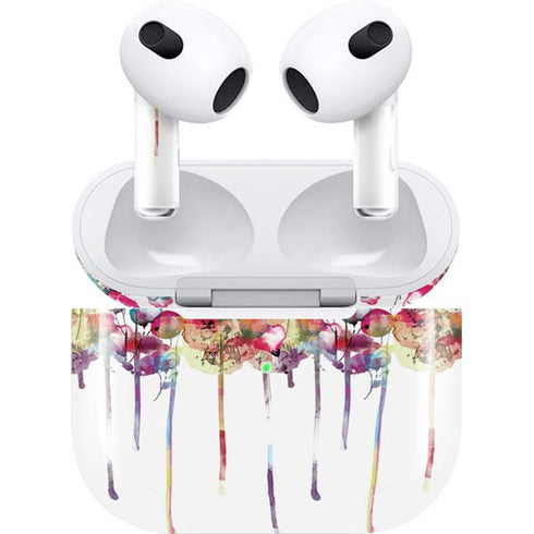 Painted Flowers Apple AirPods (3rd Gen 2021) Skin