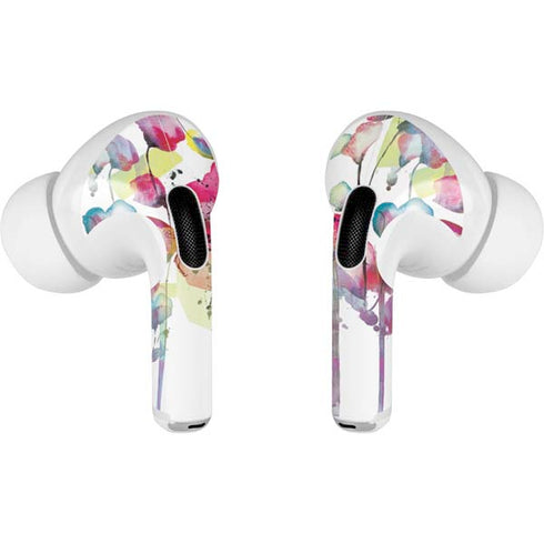 Painted Flowers Apple AirPods Pro Skin