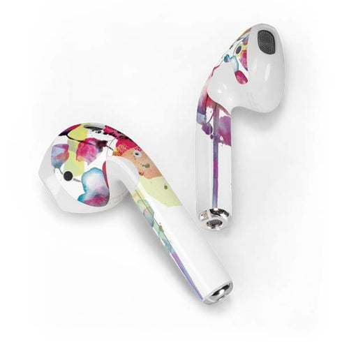 Painted Flowers Apple AirPods Skin