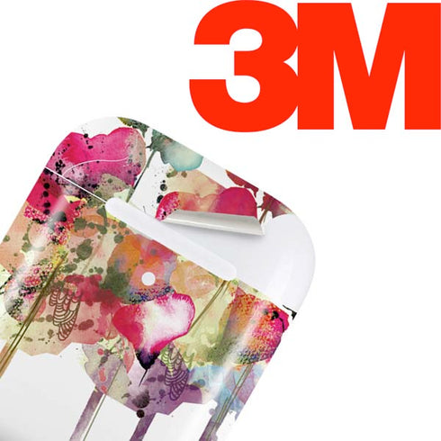 Painted Flowers Apple AirPods Skin