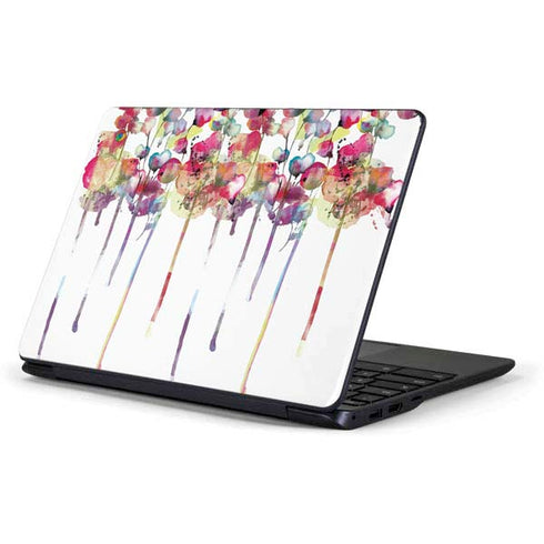 Painted Flowers Samsung Chromebook Skin