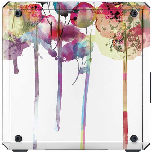 Painted Flowers Cooler Master MasterBox Q300L Mini Tower Skin