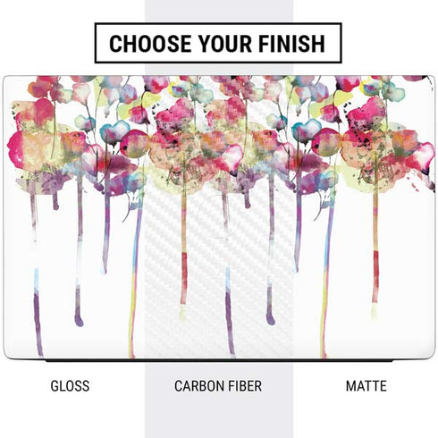 Painted Flowers Dell Vostro Skin