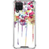 Painted Flowers Galaxy A12 Clear Case