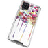 Painted Flowers Galaxy A12 Clear Case