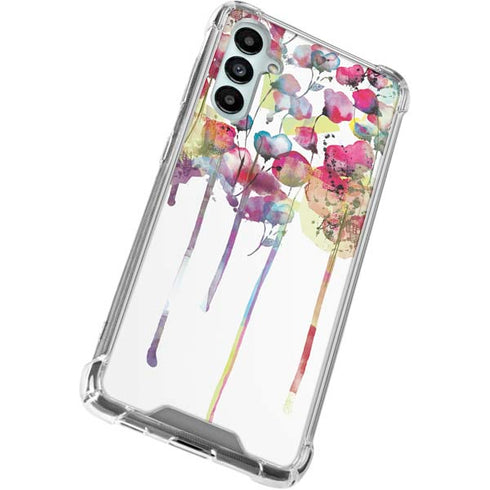 Painted Flowers Galaxy A15 5G Clear Case