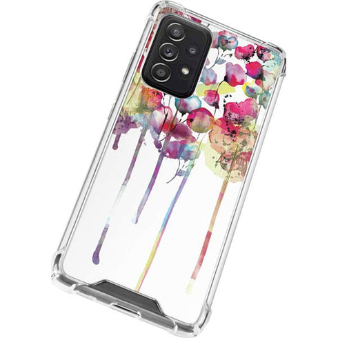 Painted Flowers Galaxy A52 5G Clear Case