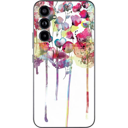 Painted Flowers Galaxy A54 5G Skin