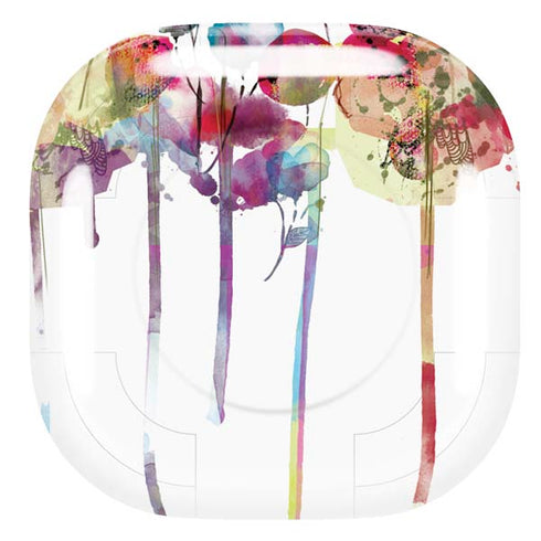 Painted Flowers Galaxy Buds Live Skin